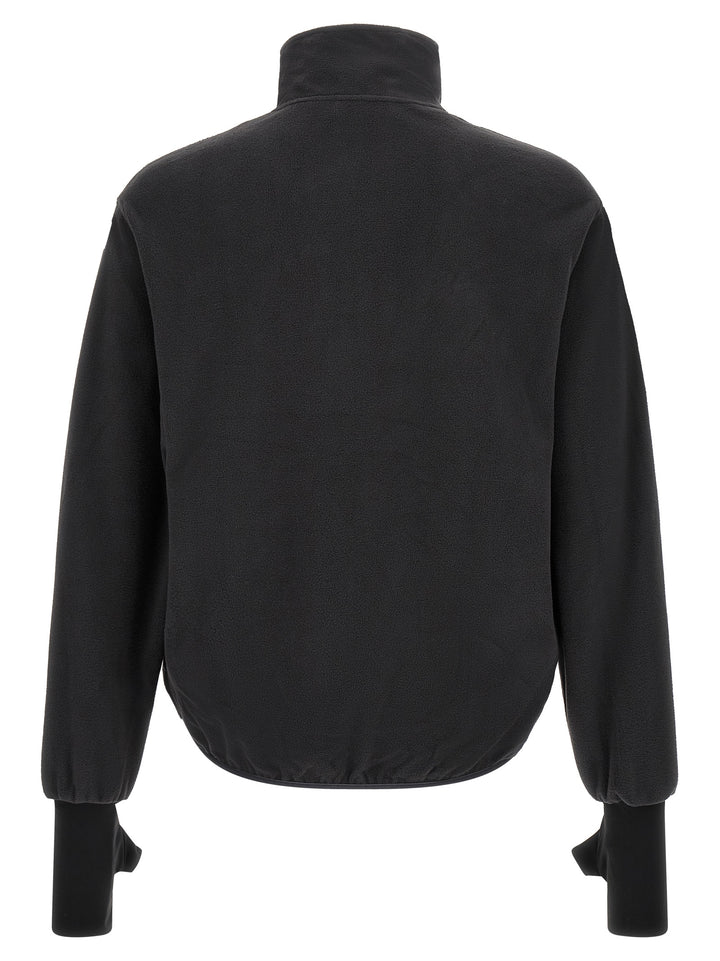 Entire Studios Shell Fleece Pullover Sweatshirt - Black | 5be2c7949fd3ddd34a6013484c9c2fd06e994a3e