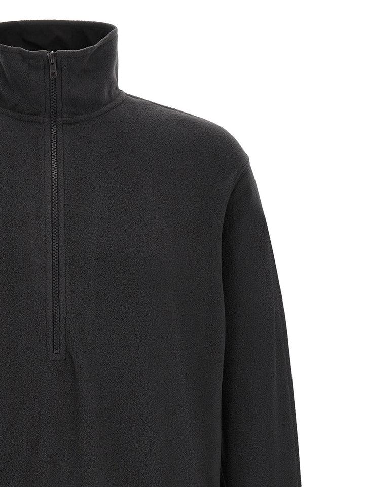 Entire Studios Shell Fleece Pullover Sweatshirt - Black | 47fe54ceea0f48704f7a17bdb0a5f0a94263b6c1