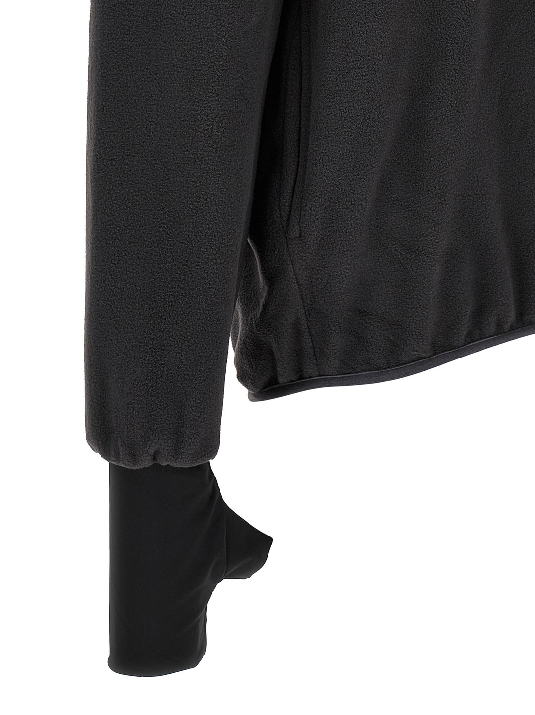 Entire Studios Shell Fleece Pullover Sweatshirt - Black | e17450963e3e1497f1f3a3f468857b2358dcd7b6