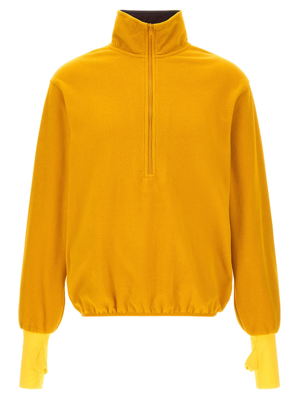 Shell Fleece Pullover Sweatshirt Yellow