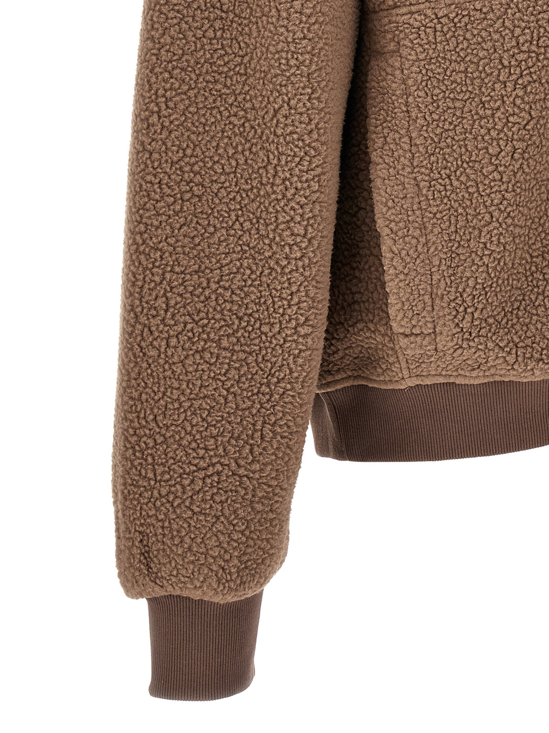 Entire Studios System Half Zip Fleece Sweatshirt - Brown | fbab26ab9b2ae953e812fb56548bd0197624a3bb
