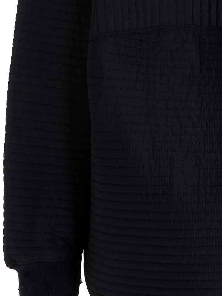 Khrisjoy Chore Quilted Stripes Puffer Jackets - Blue | 0b3b8cc70790868436c08ba795f418c7d97fd753