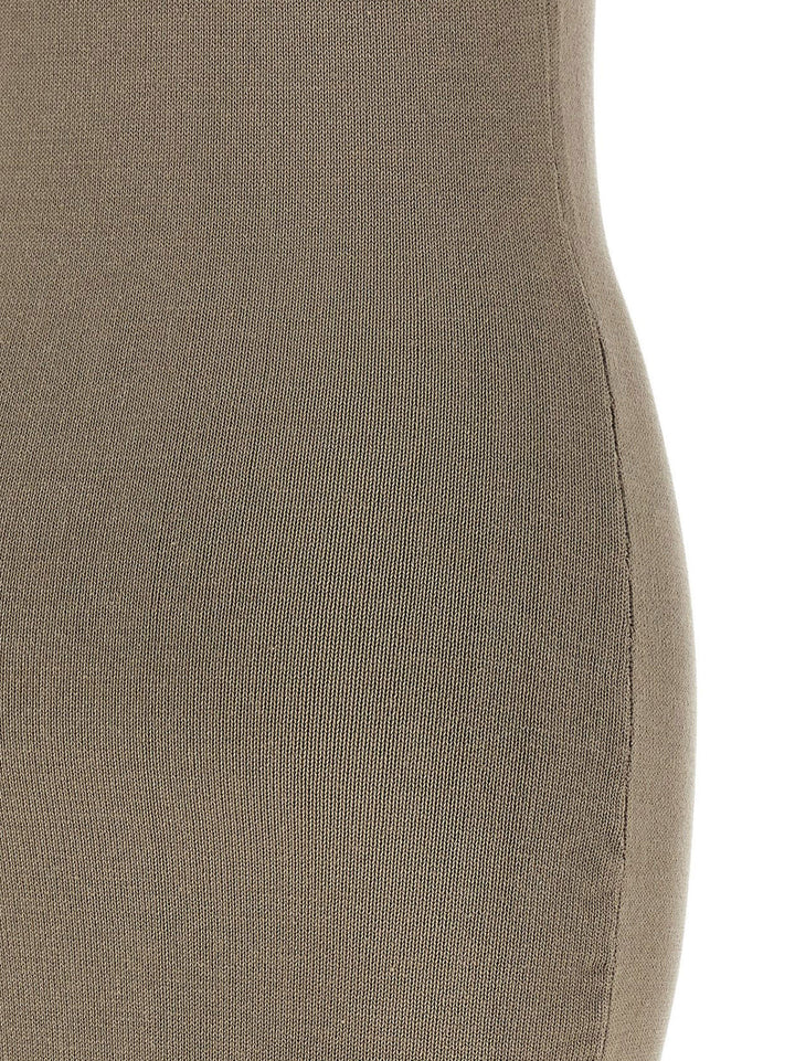 Entire Studios Raw Knit Dresses - Beige | 01647d8d88577757368c0a97c365d0b076d418db