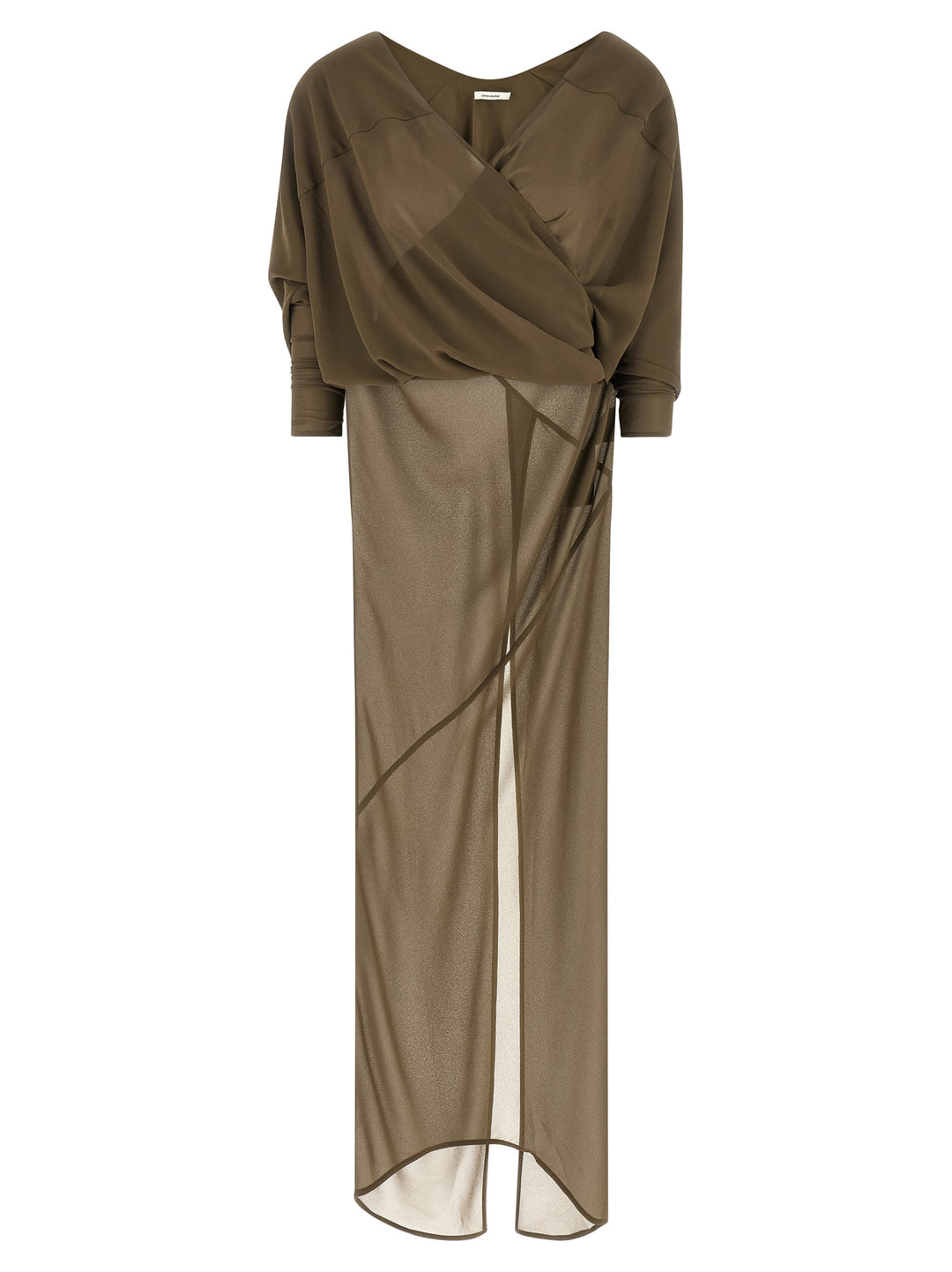 Entire Studios Asymmetrical Skirt Dress Dresses - Green | 5e546968247488a5660db3204e6cd339ac7879ce