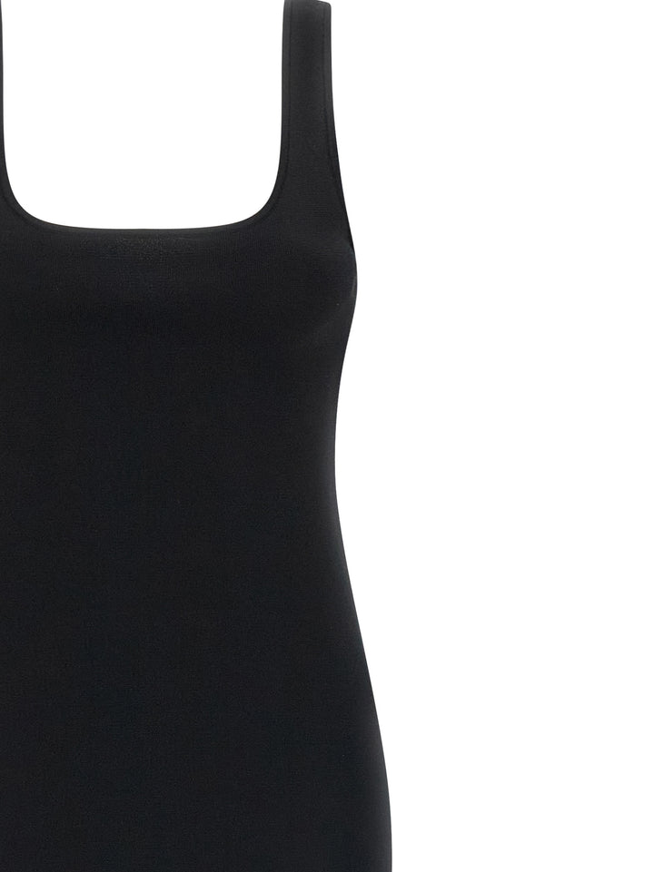 Entire Studios Squared Neckline Dress Dresses - Black | 8c1644438fbd5d87de46a664e13f6bf9f4792709