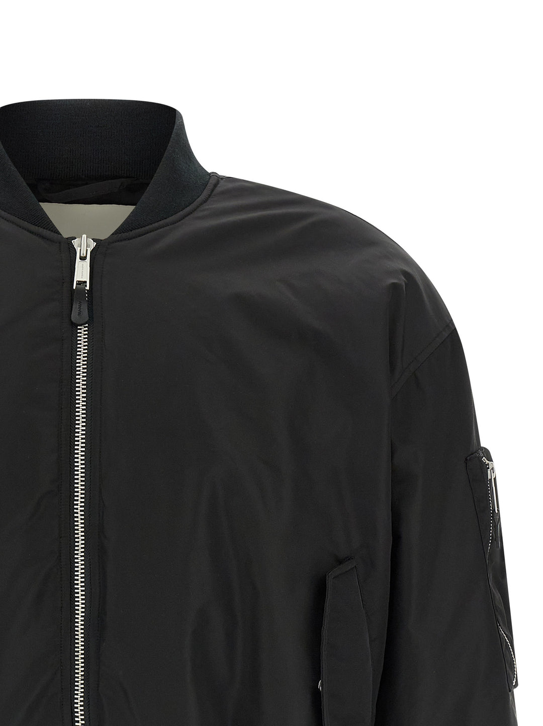 Entire Studios Nylon Bomber Jacket Puffer Jackets - Black | 241b1c4581f4961ec4f297068ea24eb3cd87031c