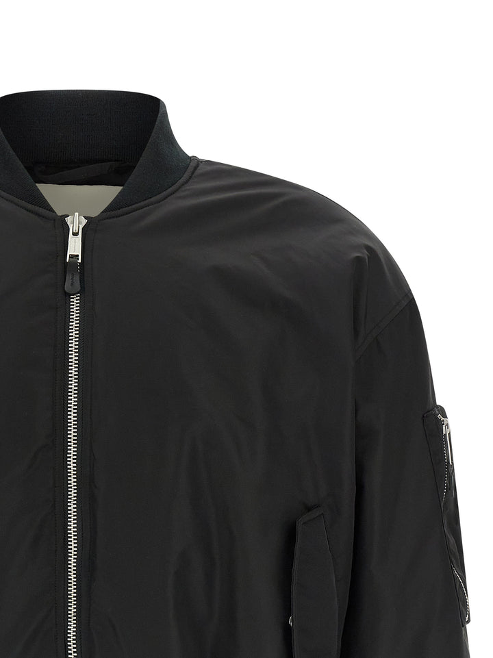 Entire Studios Nylon Bomber Jacket Puffer Jackets - Black | 241b1c4581f4961ec4f297068ea24eb3cd87031c
