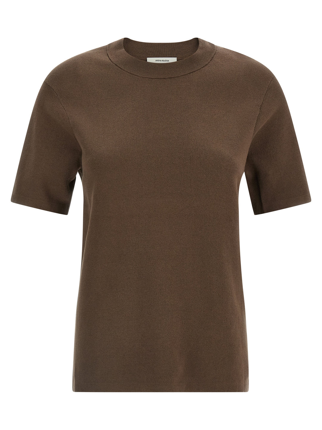 Entire Studios Mercerized Cotton T-shirt - Brown | f4c3c3b8fbc14201403f7722ff0a99fa8f3d593f