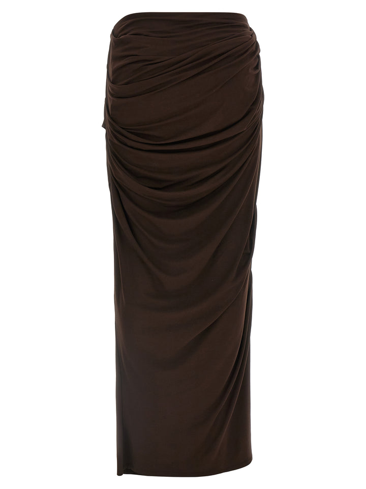Entire Studios Drape Skirts - Brown | b8f646d9611c591b3c431aee9e74c04df252bb39