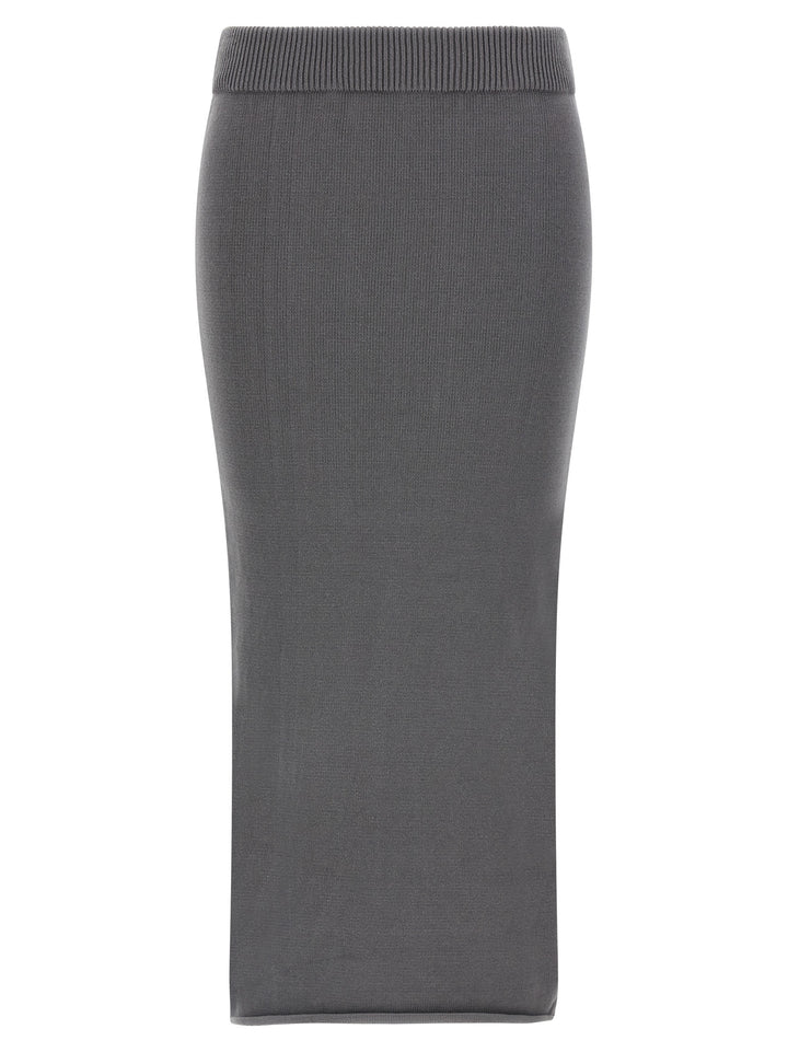 Entire Studios 'Raw Knit Skirt Skirts - Gray | 7c4f11cf33762a175d8c9293ecbebc5e68d0be96