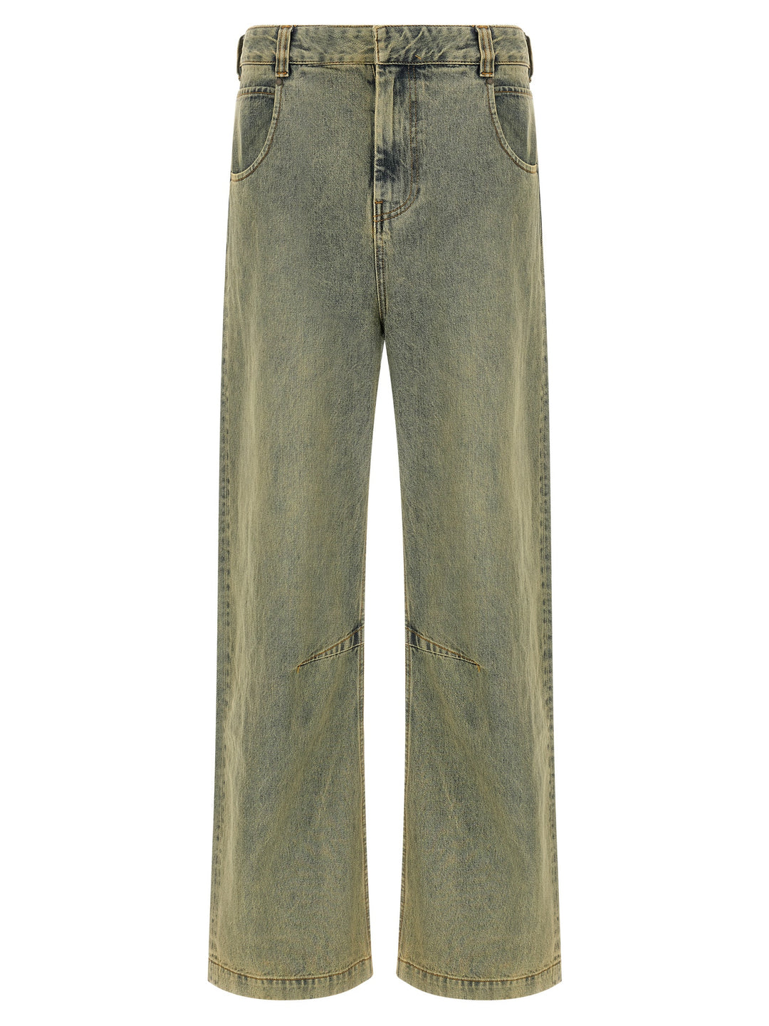 Entire Studios Gem Surface Wave Jeans - Yellow | 5dc3aeb31ac32e1b324c736a325bb64c290d84b6