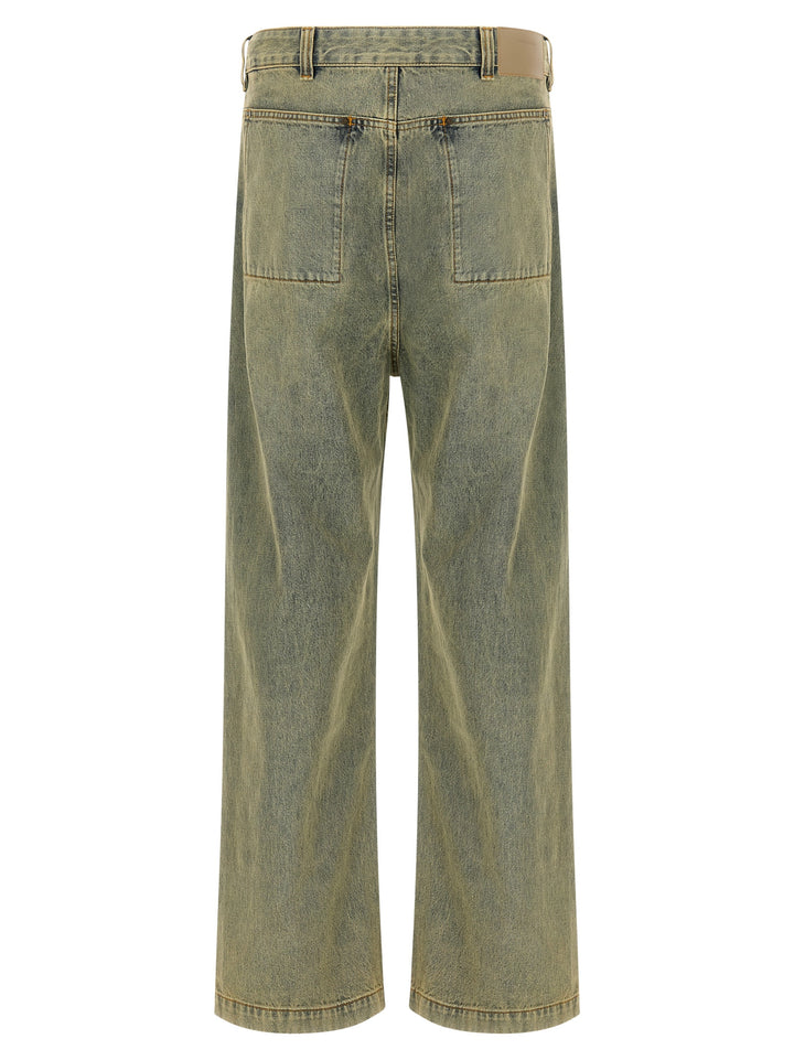 Entire Studios Gem Surface Wave Jeans - Yellow | 36dec20342007aab76a9b7788d67a619d8d284d2