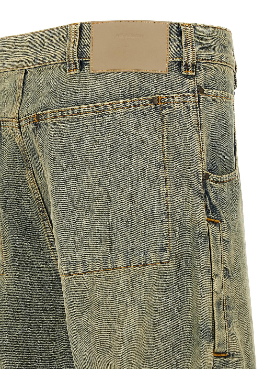 Entire Studios Gem Surface Wave Jeans - Yellow | 61a786e0464fc03d5e260a52dad57022283e38dd