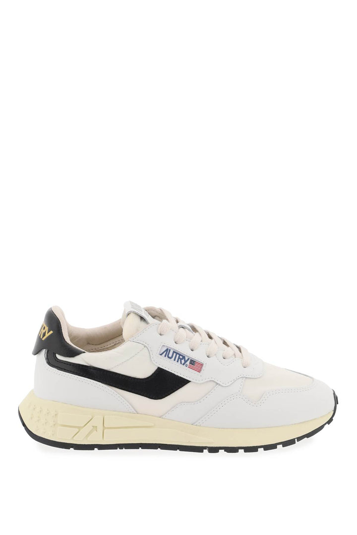 Sneakers Reelwind Low In Nylon E Pelle