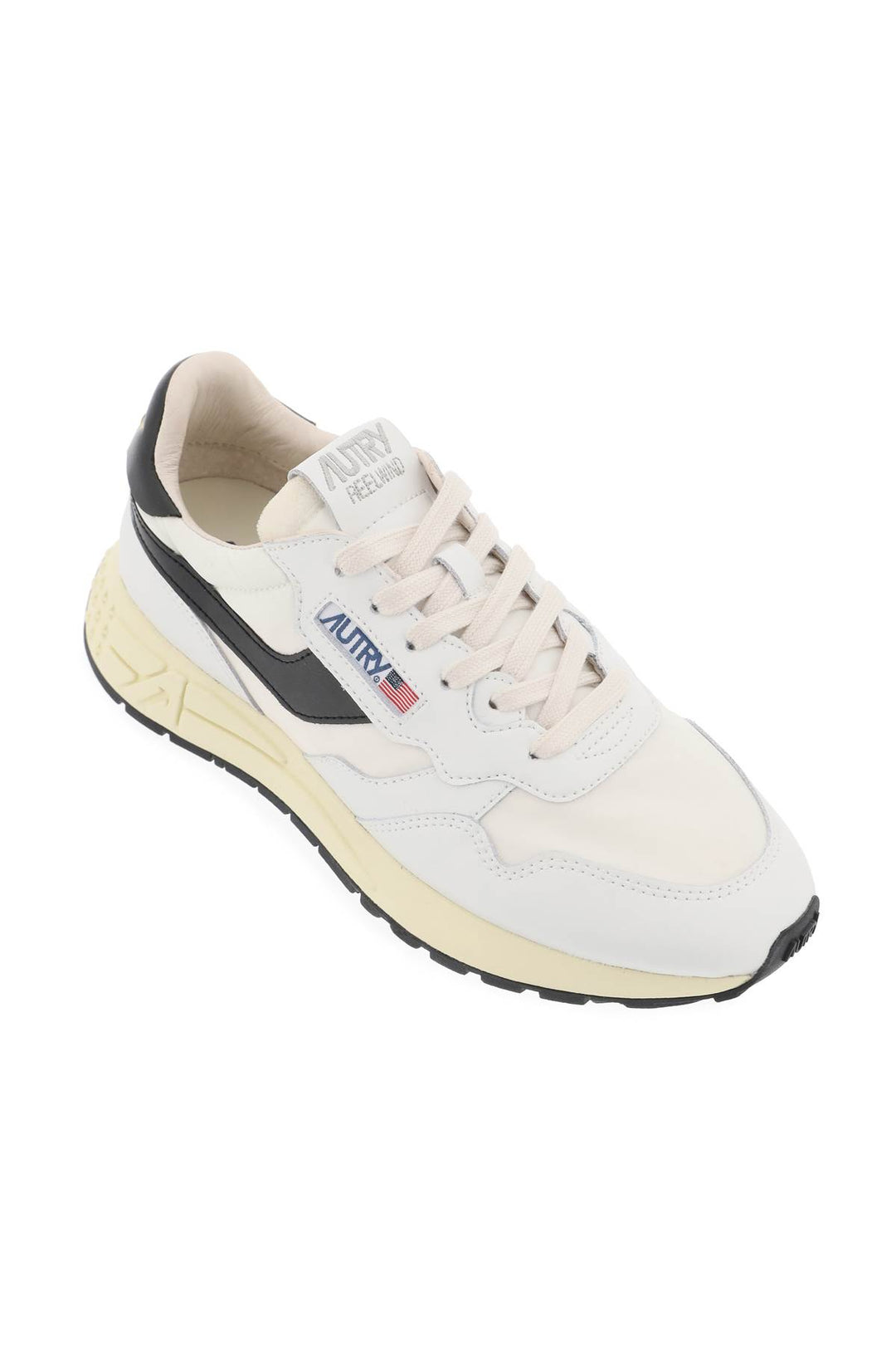 Sneakers Reelwind Low In Nylon E Pelle