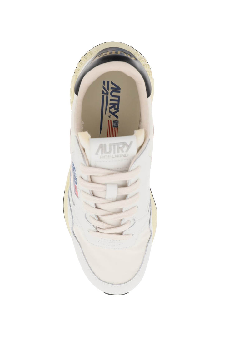 Sneakers Reelwind Low In Nylon E Pelle