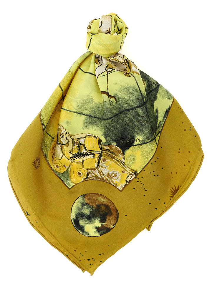 Diane Von Furstenberg Zodiac Flag Scarves and Foulards - Yellow | 9492ce0a366800ab0a43ffb5c55b22b9d4780a3d