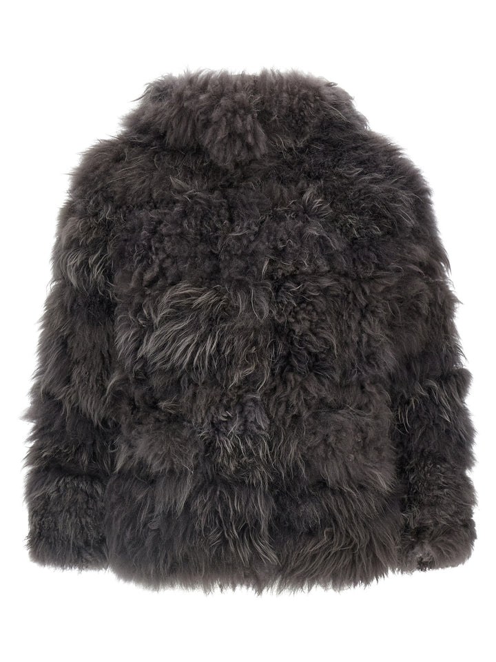 Simonetta Ravizza Flen Fur - Gray | df4216b1f89d88aca7dcf355c433ffc7a076a7d6