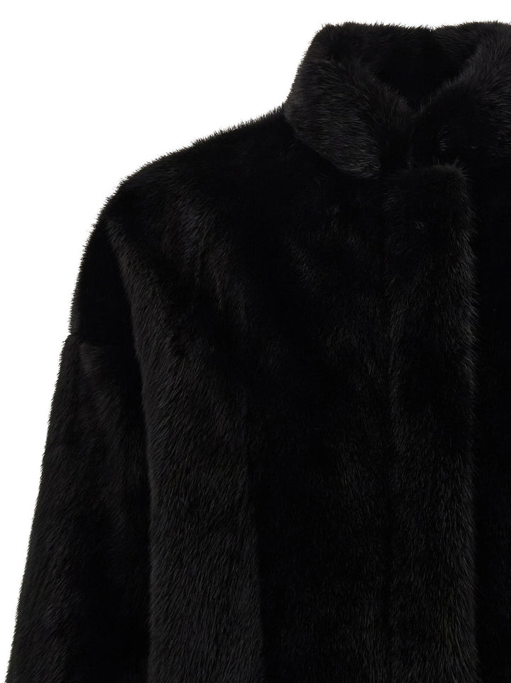 Simonetta Ravizza Urra Fur - Black | 91f1b2310dae21a1478adfd01a3cf81857455e44