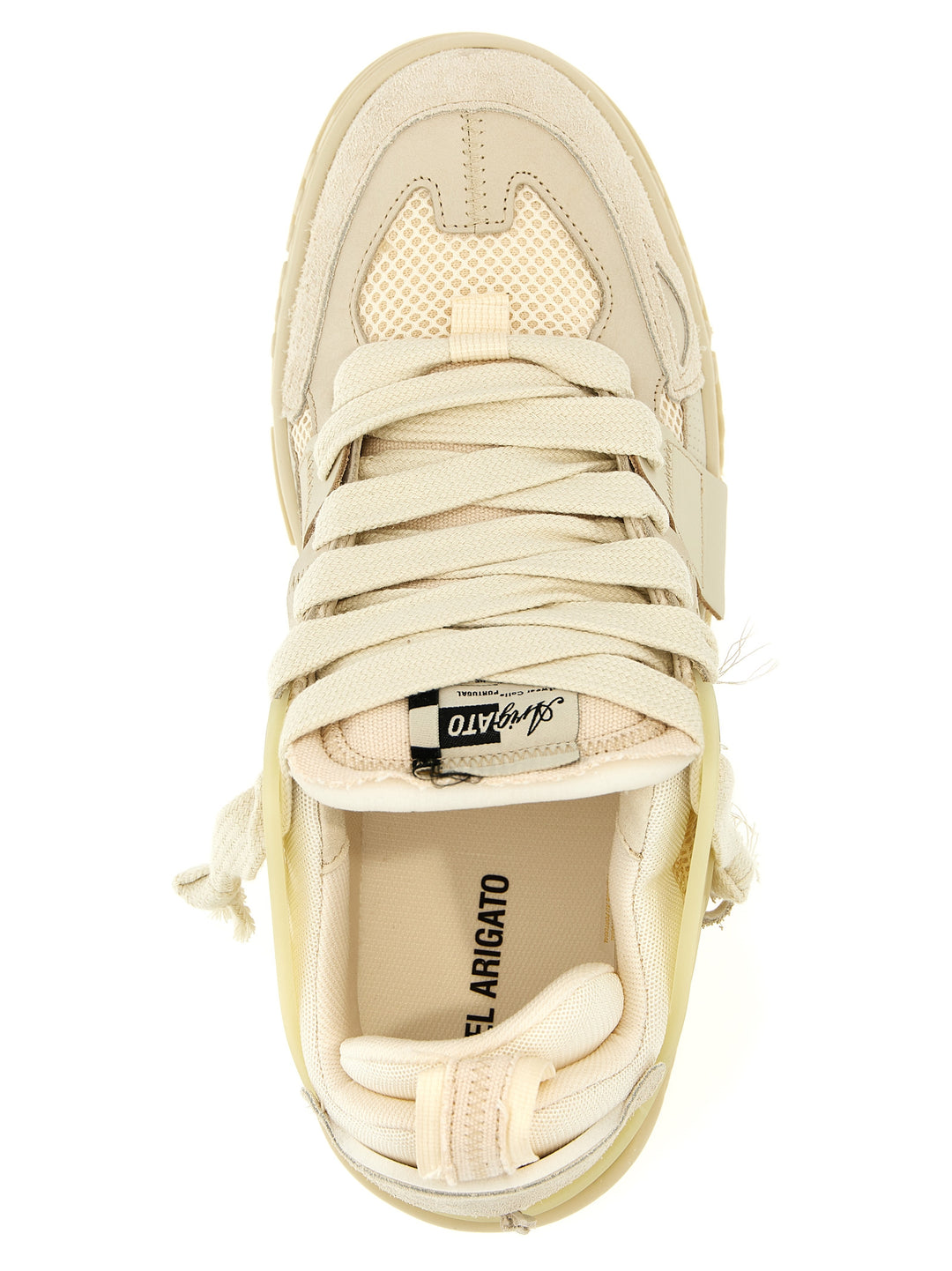 Area Patchwork Sneakers Beige