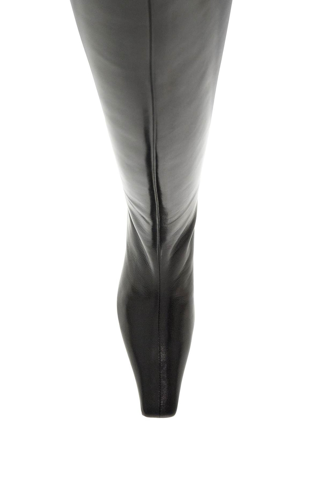 Davis Knee High Shiny Leather Boots