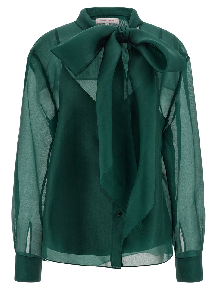 Carolina Herrera Organza Blouse Shirt and Blouse - Green | 2f1af526ba1c17f639fcf7b23cb5e7ce030eaf21