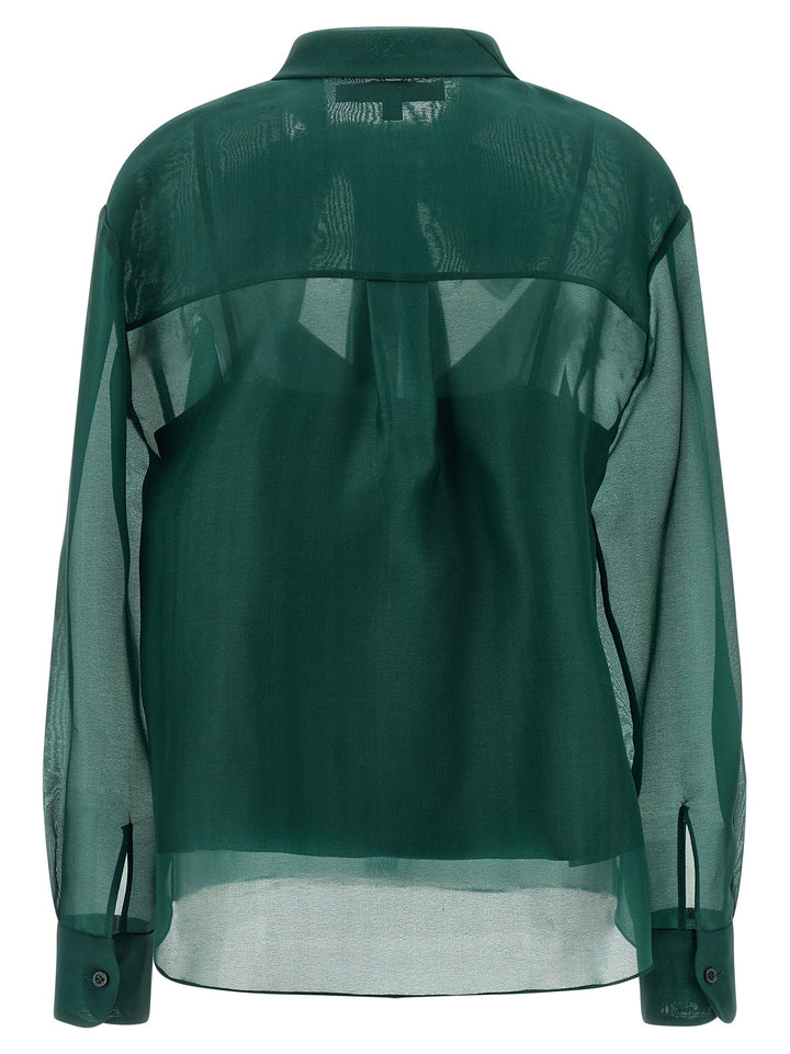 Carolina Herrera Organza Blouse Shirt and Blouse - Green | 9640dd749e37cf3c15787b1ea8d4f70ef85aac0b