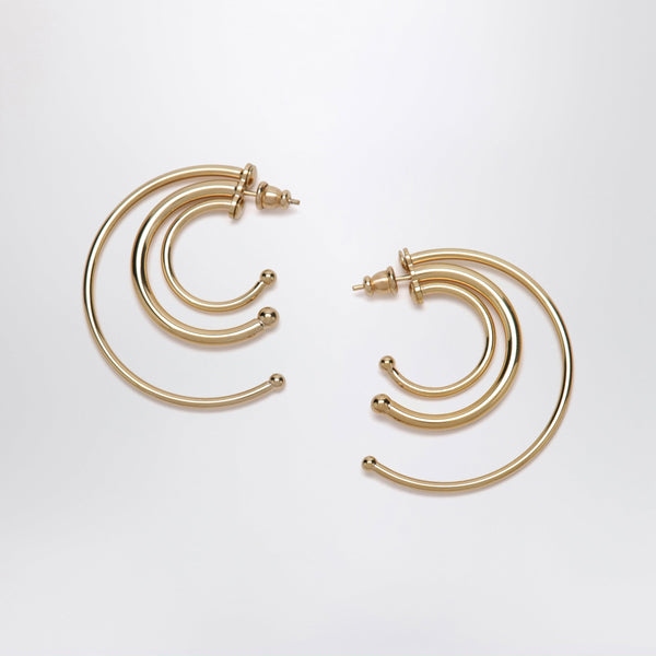 Gold-Tone Multi-Hoop Earrings