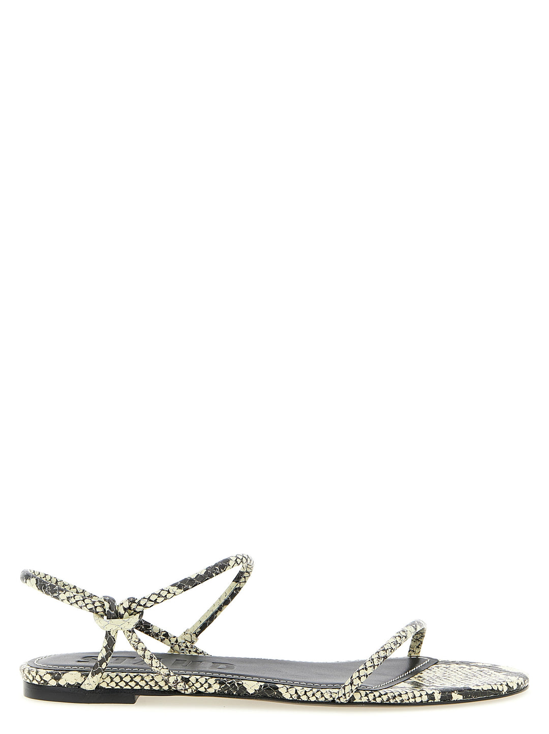 Staud Laurel Sandals - White/Black | 14ecf7c8b3bbacee3d07cca52eacffbb9691045e