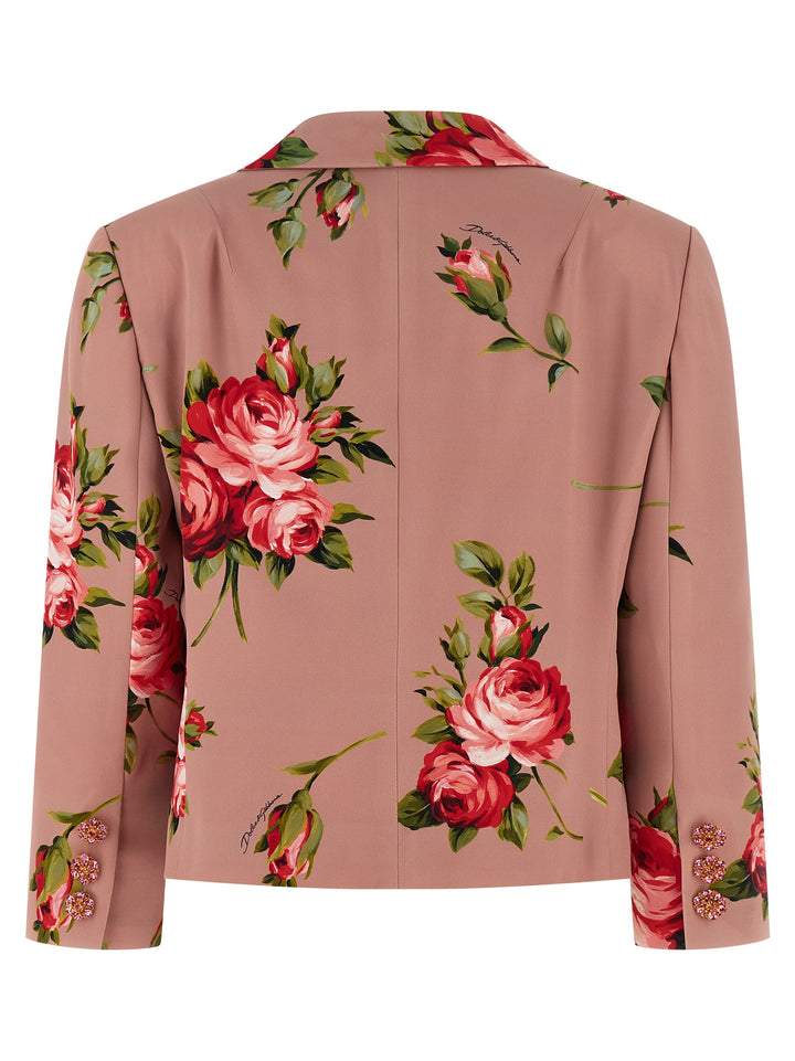 Dolce & Gabbana Bouquet Rose BlazerS - Pink | 577becd02d138033053c04ff4255c1ff06236a0f