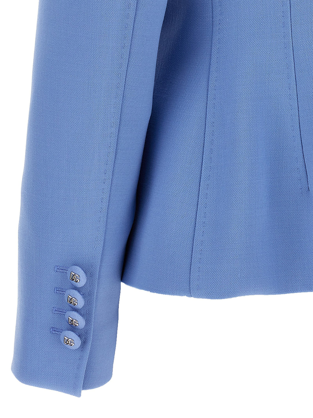 Double-Breasted Blazer Blazer And Suits Light Blue