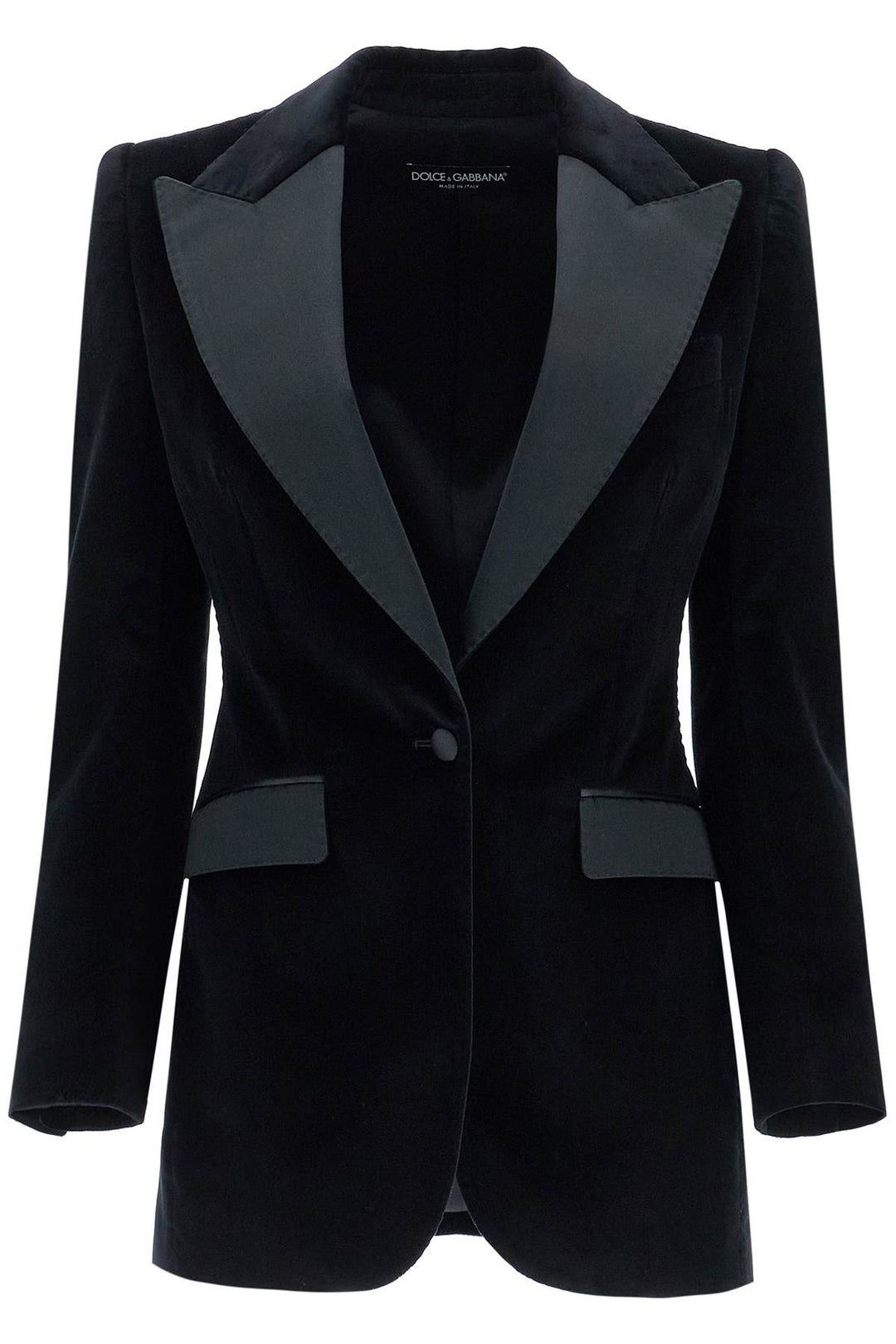 Giacca Tuxedo Turlington In Velluto