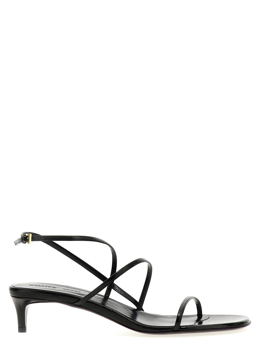 Loop Kitten Sandals Black