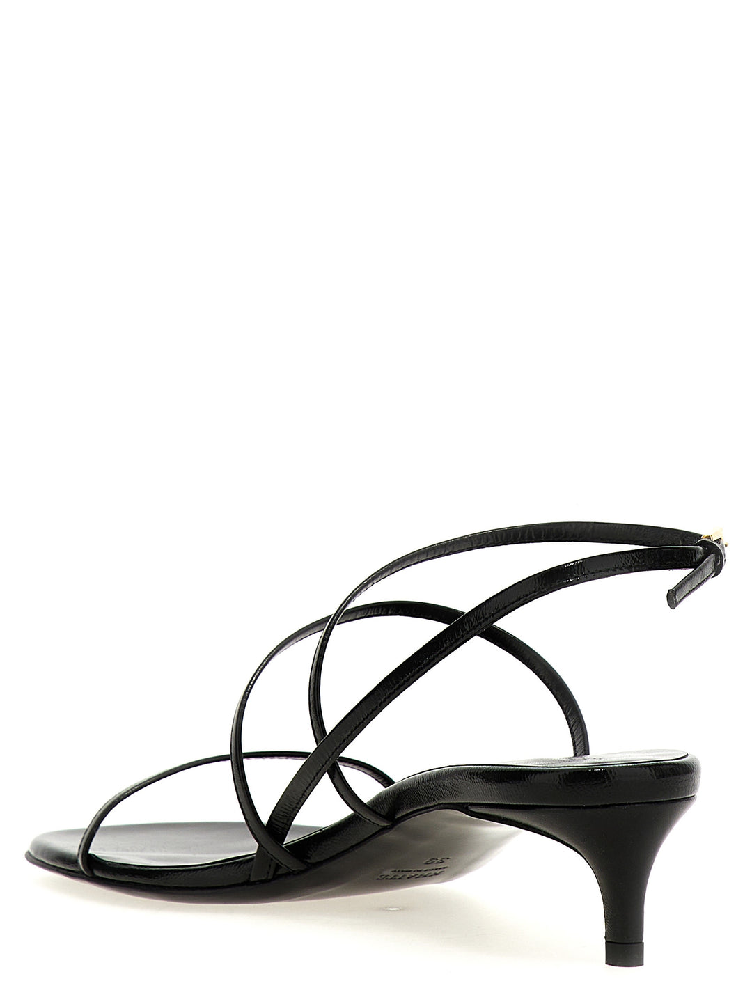 Loop Kitten Sandals Black