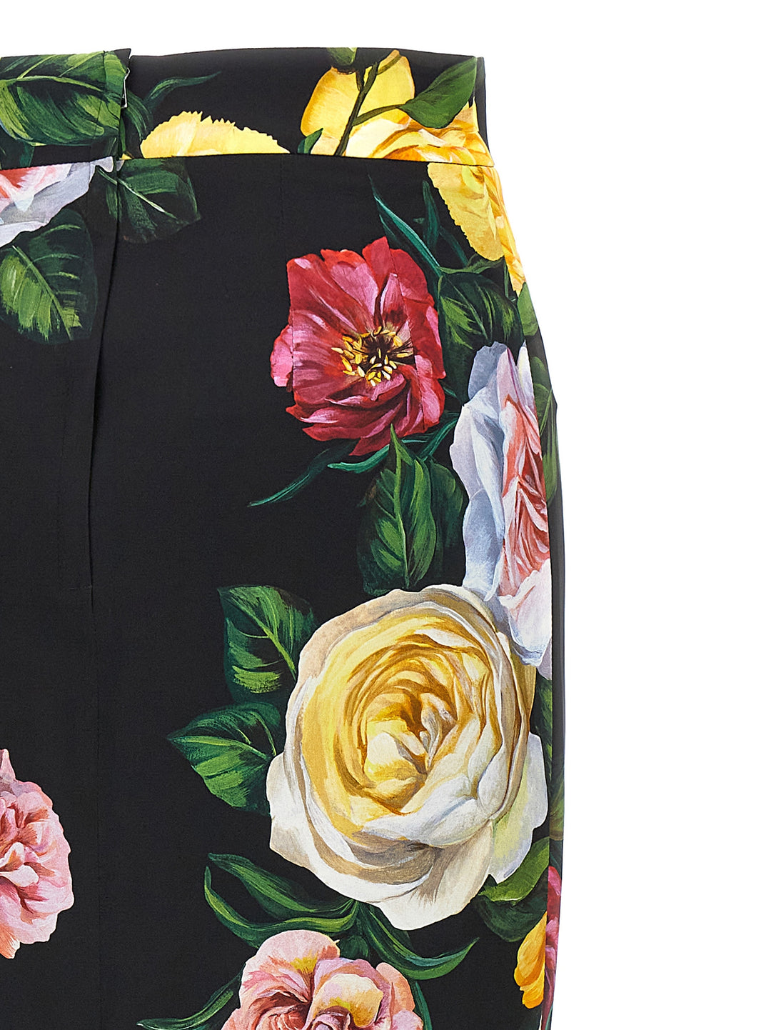 Floral Longuette Skirt Skirts Multicolor