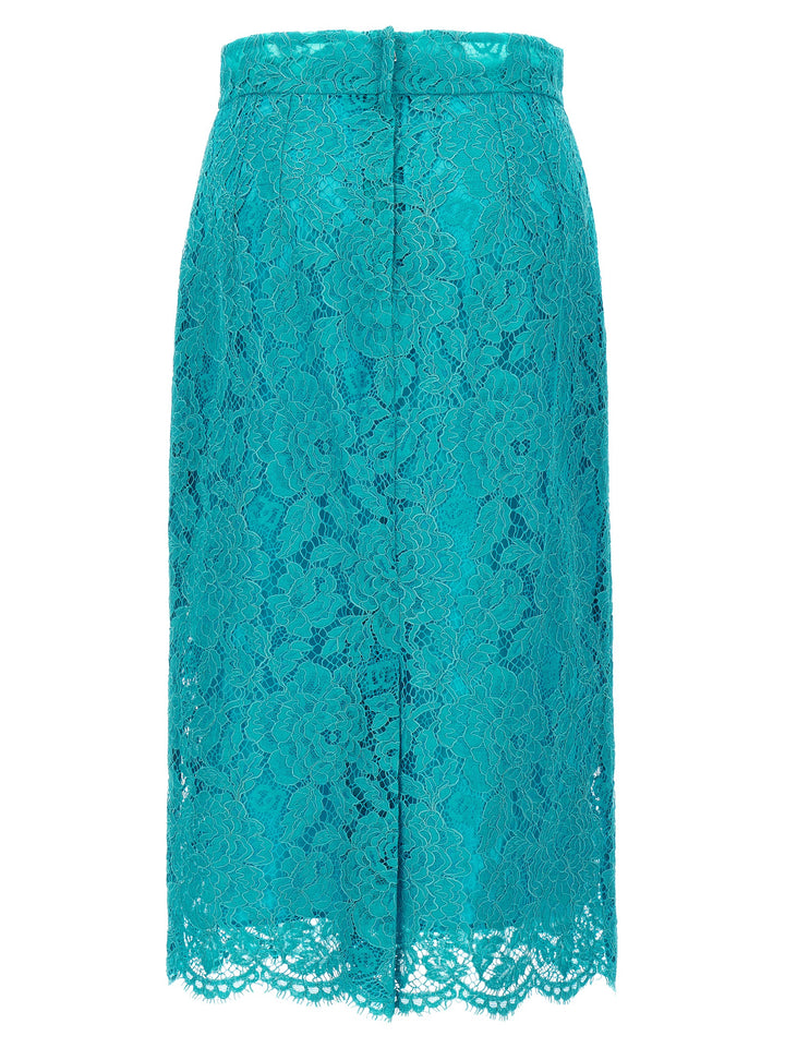 Dolce & Gabbana Lace Skirt Skirts - Light Blue | 9745e71dbfc46c43167a4068a061a0af68c6e7ec