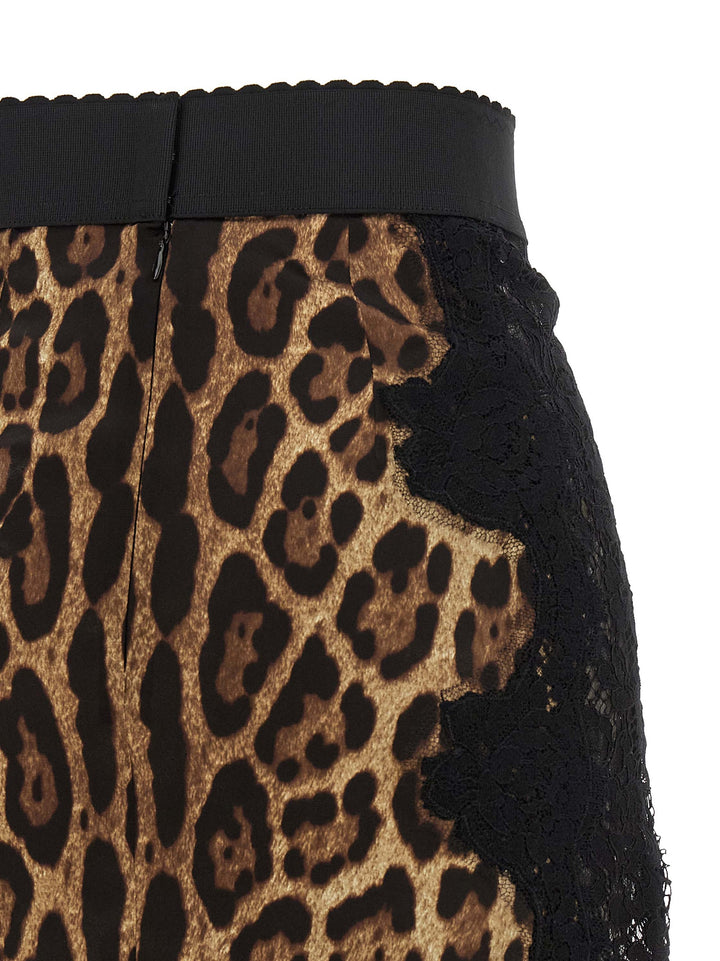 Dolce & Gabbana Animalier Skirt Skirts - Multicolor | d4c6153941d278a932b302ead5ccce47994337b5