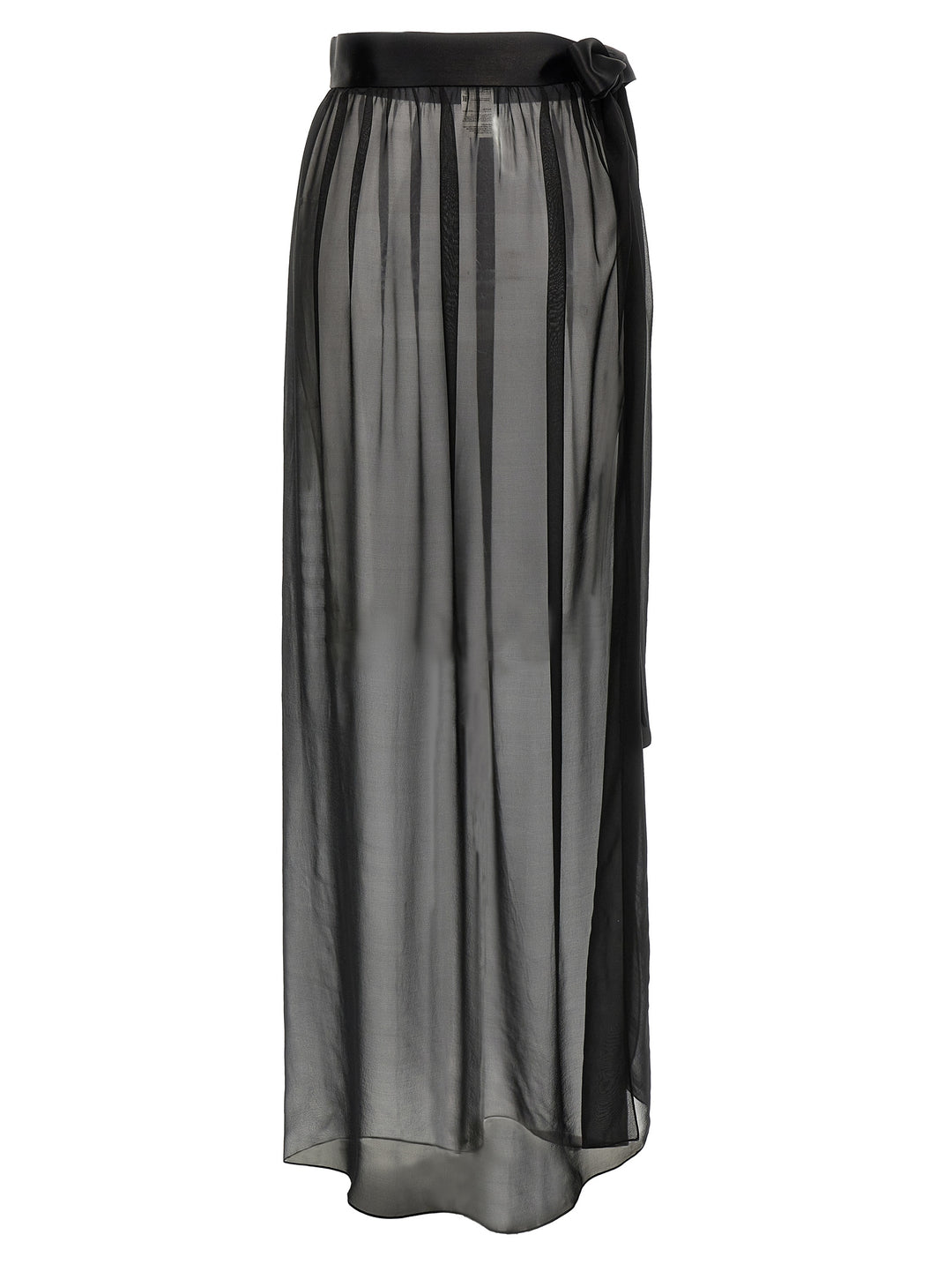 Chiffon Long Skirt Skirts Black