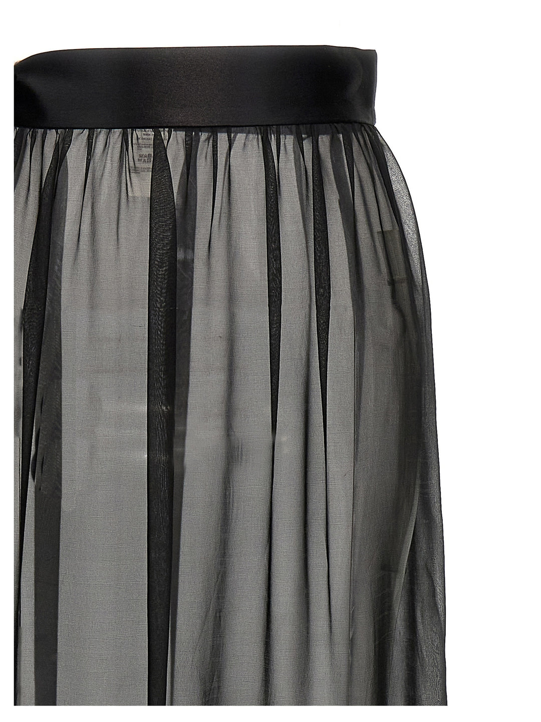 Chiffon Long Skirt Skirts Black