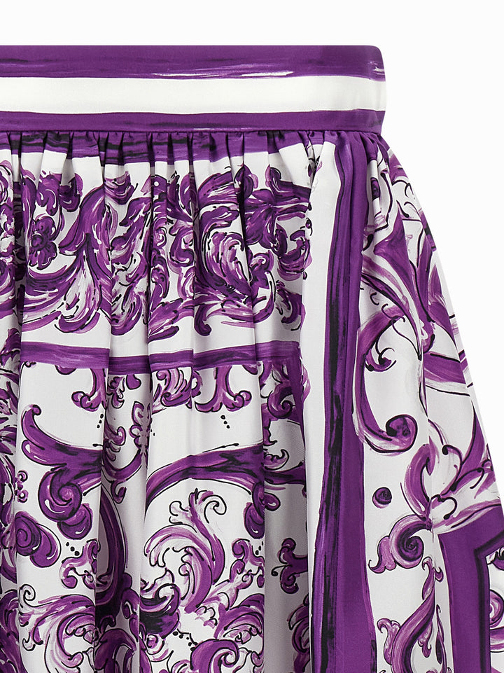 Dolce & Gabbana Maiolica Skirts - Multicolor | 511c17854a4328444e8f63fdadba3a13dc59e853