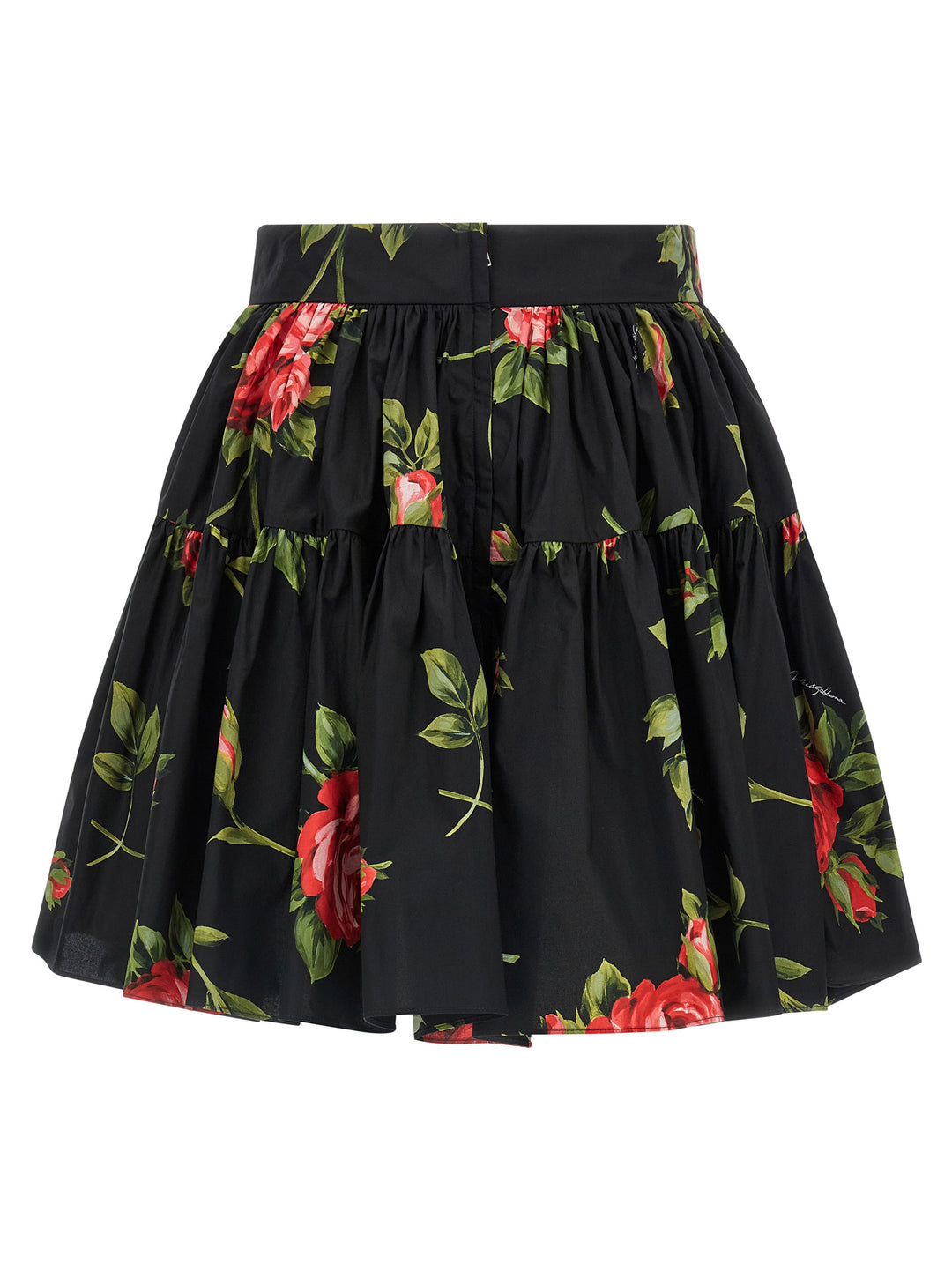 Dolce & Gabbana Bouquet Rose Skirts - Black | 5df01d24381b153692ca7a401fa1abf8ad00e637