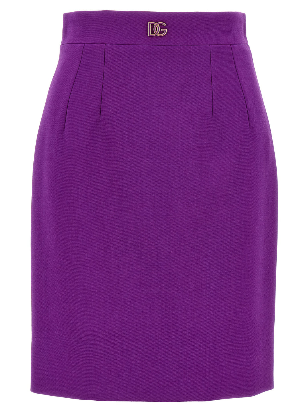 Dolce & Gabbana Metallic Logo Skirt Skirts - Purple | 429ec50dff161e7a5e118e936a431871ed798bec