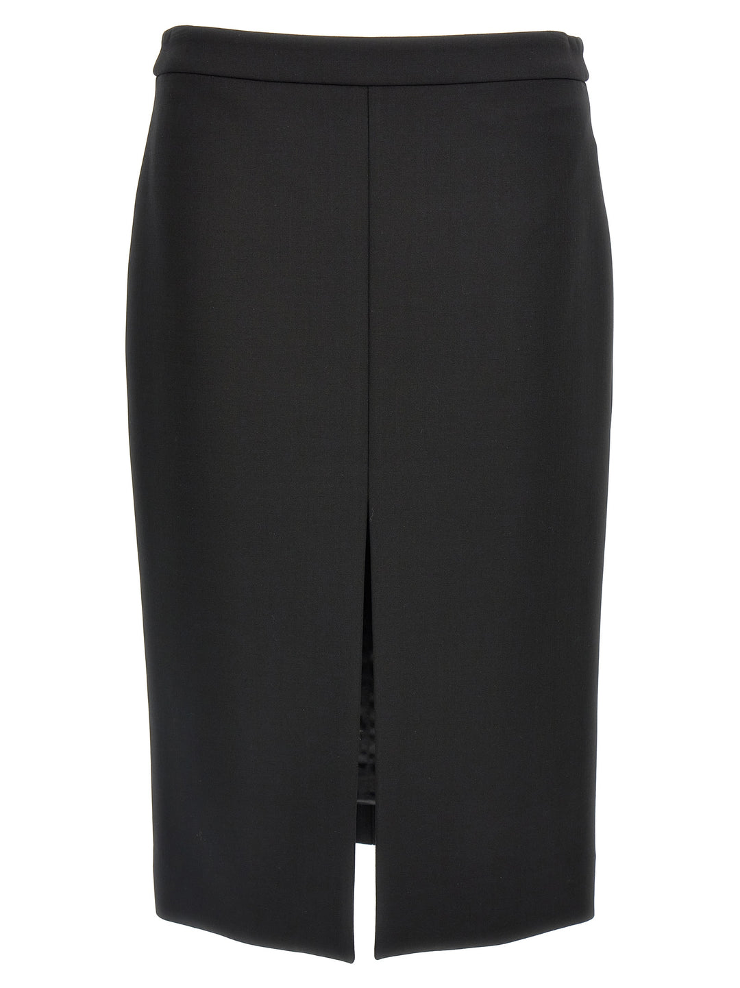 Sheath Midi Skirt Skirts Black