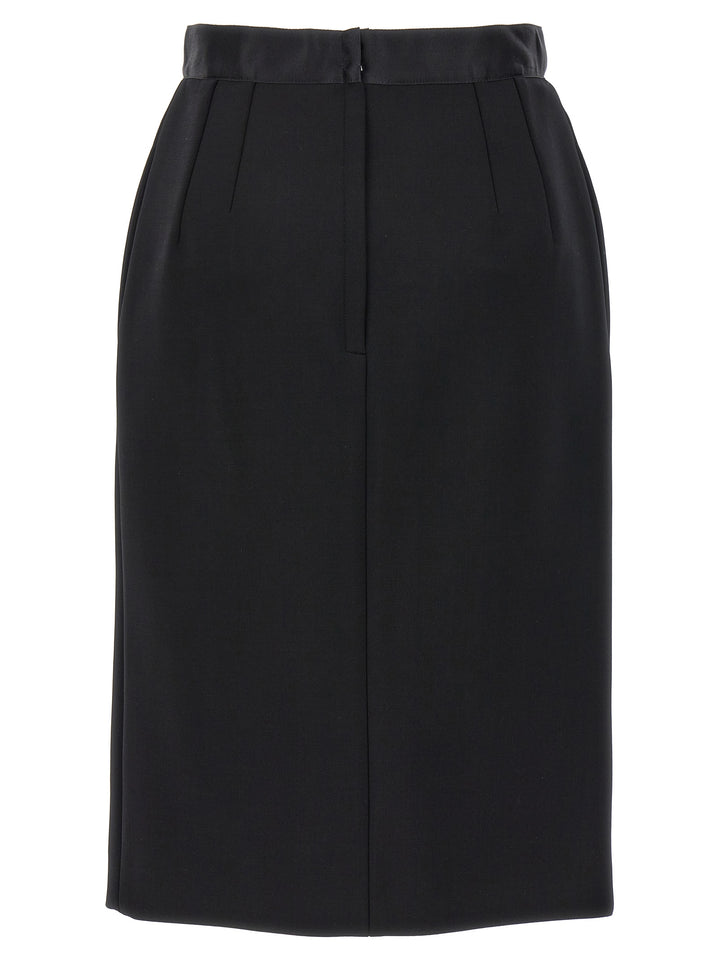Dolce & Gabbana Wool Pencil Skirt Skirts - Black | b73c558d9c8b5b3c53bce20fa7c4a00ea548d6fd