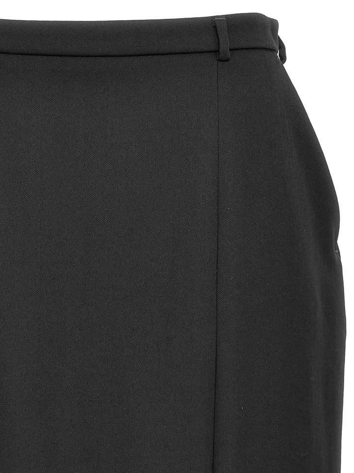 Slit Skirt Skirts Black