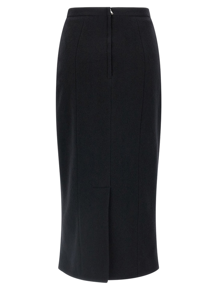 Dolce & Gabbana Wool Sheath Skirt Skirts - Black | 36571bdb0c5da09a3e64c864727492eecb4892a9