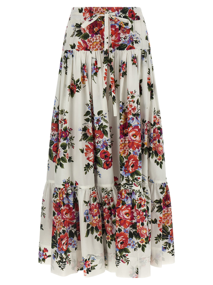 Dolce & Gabbana Mazzo Di Fiori Skirts - White | 9cdd92ef2a9c57a7e6a01de0ba64357ee9b3981e