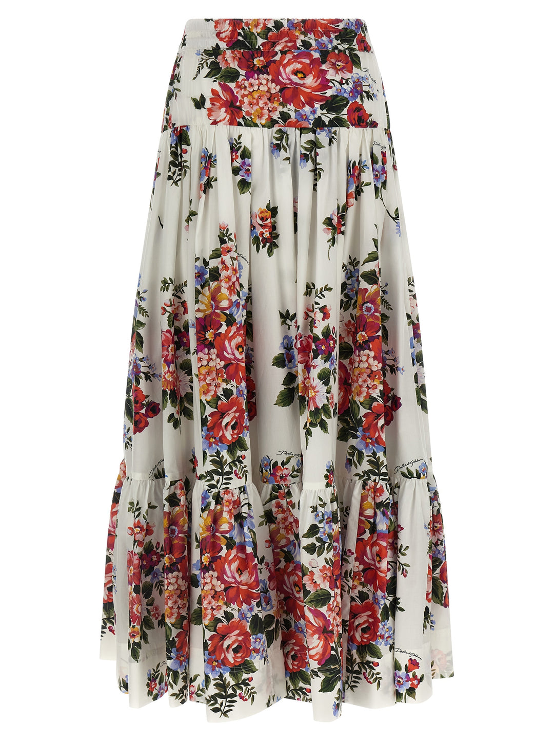 Dolce & Gabbana Mazzo Di Fiori Skirts - White | 8f8d7652e23a7f9a072f70317079d1ff4208ada9