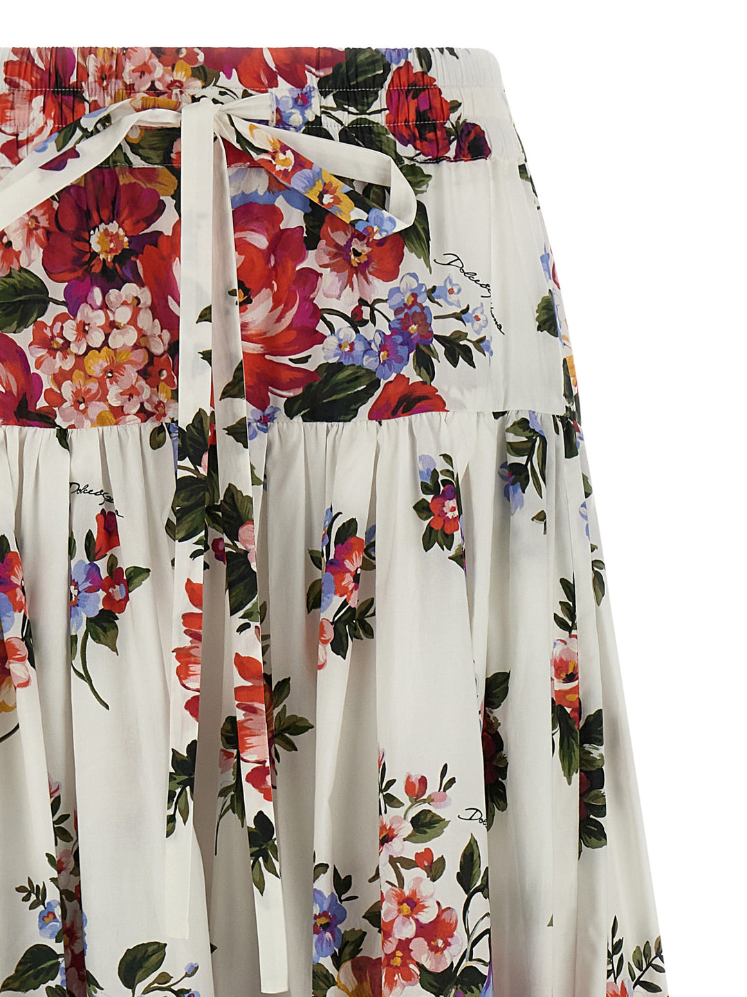 Dolce & Gabbana Mazzo Di Fiori Skirts - White | 826c812a8980b1dc9f7ac96d7e34240593e9a897