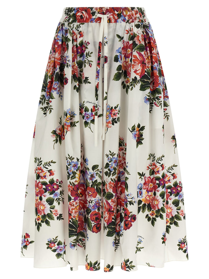 Dolce & Gabbana Mazzo Di Fiori Skirts - White | 048d0613196ceaff304e596881e4a3bc20590bc3